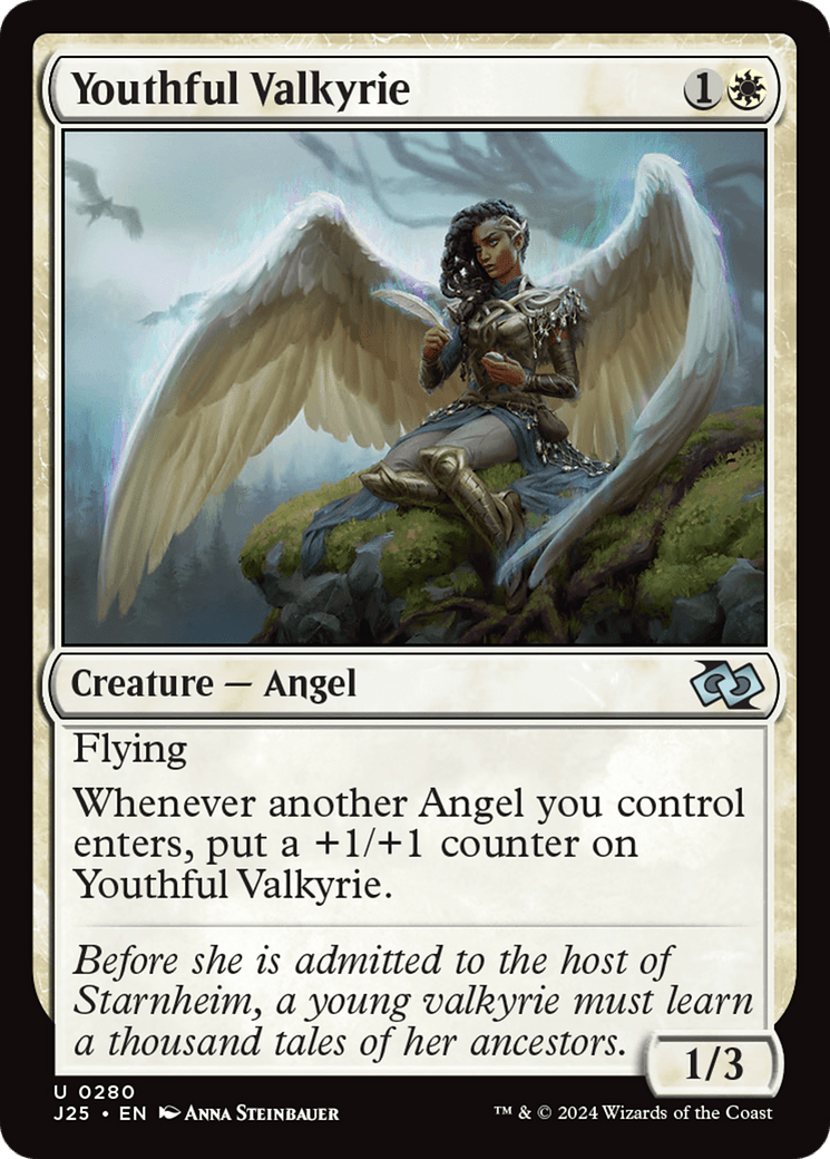 Youthful Valkyrie [Foundations Jumpstart] MTG Single Magic: The Gathering  | Multizone: Comics And Games