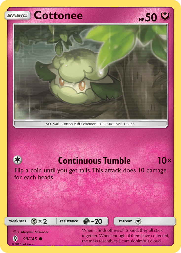 Cottonee (90/145) [Sun & Moon: Guardians Rising] Pokemon Single Pokémon  | Multizone: Comics And Games