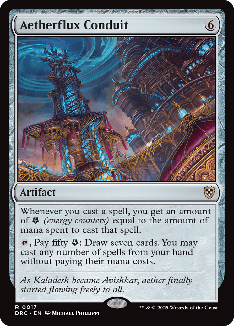 Aetherflux Conduit [Aetherdrift Commander] MTG Single Magic: The Gathering  | Multizone: Comics And Games