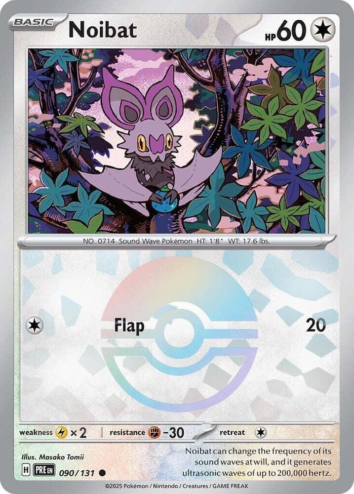 Noibat (090/131) (Poke Ball Pattern) [Scarlet & Violet: Prismatic Evolutions] Pokemon Single Pokémon  | Multizone: Comics And Games