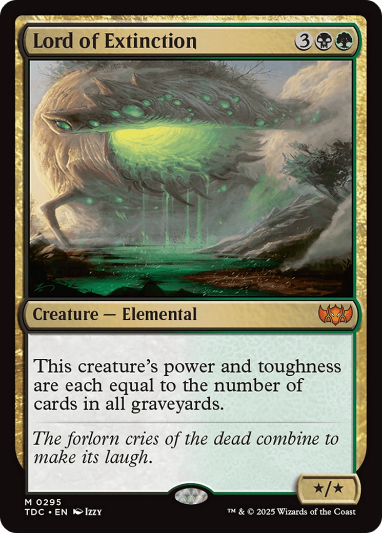 Lord of Extinction [Tarkir: Dragonstorm Commander] MTG Single Magic: The Gathering  | Multizone: Comics And Games