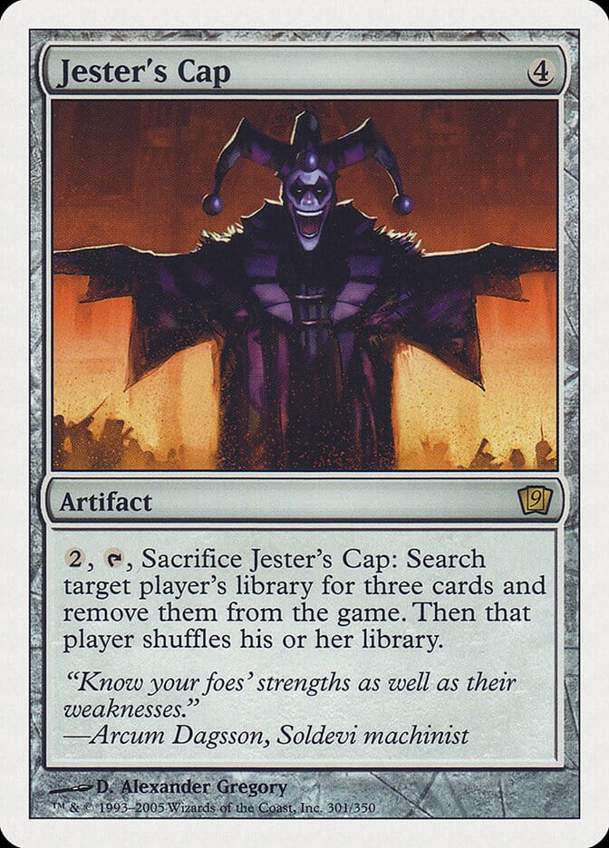 Jester's Cap (9th Edition) [Oversize Cards] MTG Single Magic: The Gathering  | Multizone: Comics And Games