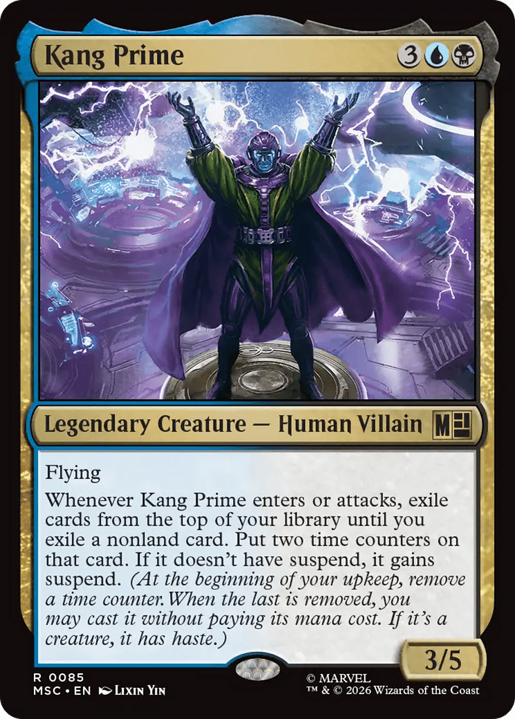 Kang Prime (Surge Foil) [Marvel Super Heroes Commander] MTG Single Magic: The Gathering  | Multizone: Comics And Games