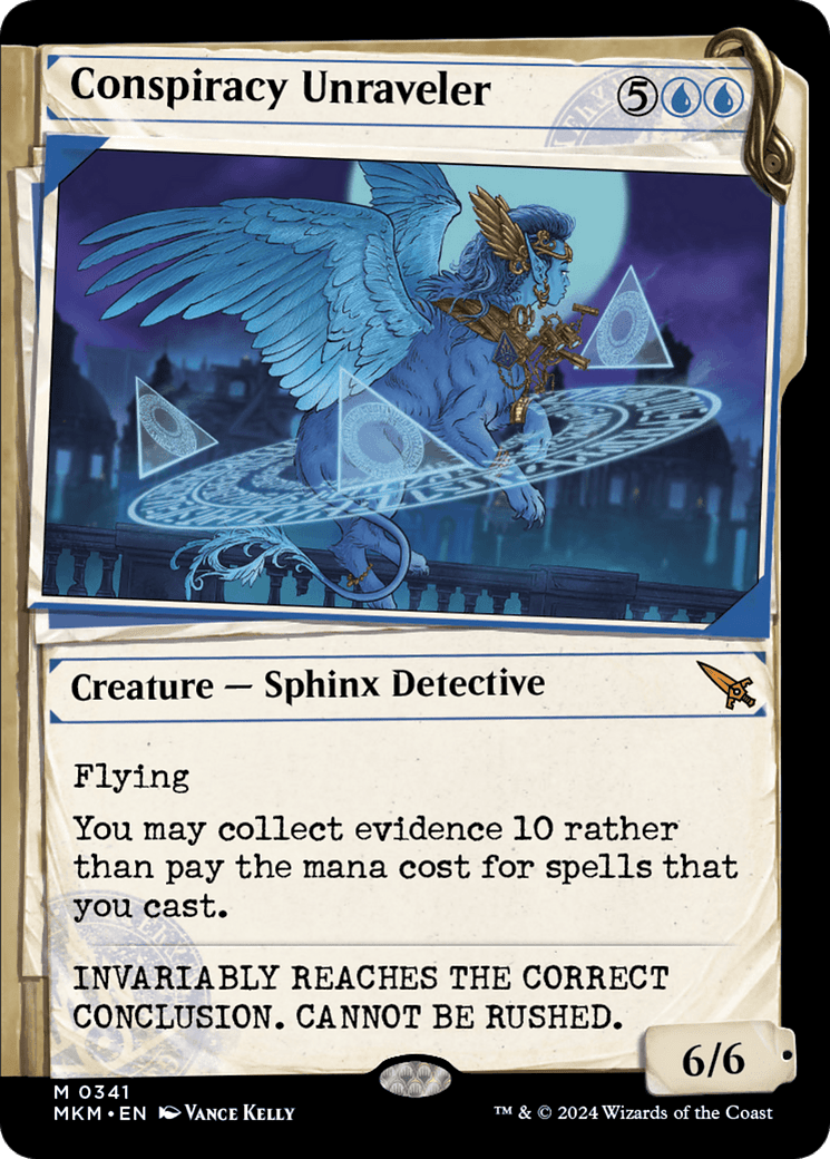 Conspiracy Unraveler (Showcase) [Murders at Karlov Manor] MTG Single Magic: The Gathering  | Multizone: Comics And Games