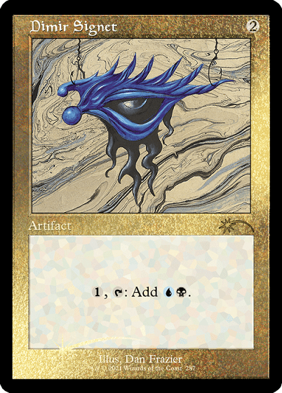 Dimir Signet (Retro) (Foil Etched) [Secret Lair Drop Series] MTG Single Magic: The Gathering  | Multizone: Comics And Games