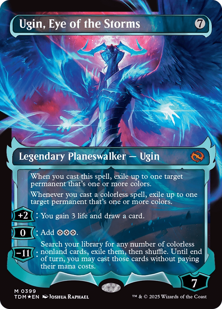 Ugin, Eye of the Storms (Showcase) [Tarkir: Dragonstorm] MTG Single Magic: The Gathering  | Multizone: Comics And Games