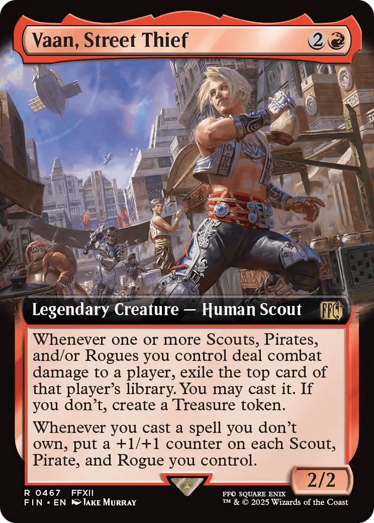Vaan, Street Thief (Extended Art) [FINAL FANTASY] MTG Single Magic: The Gathering  | Multizone: Comics And Games