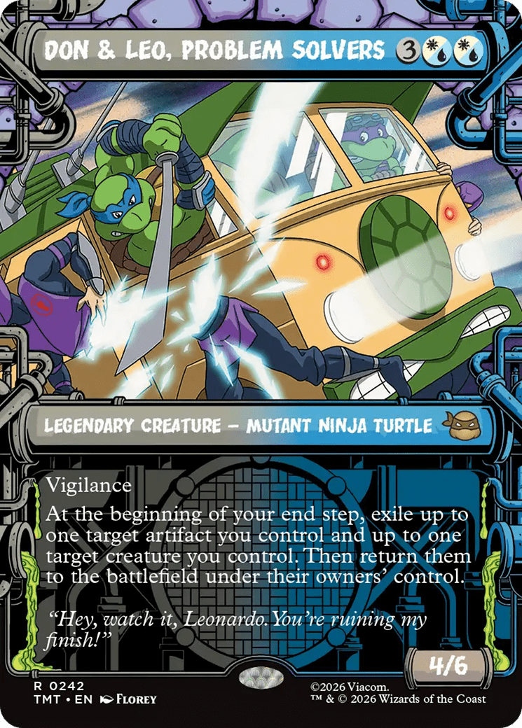 Don & Leo, Problem Solvers (Showcase) [Teenage Mutant Ninja Turtles] MTG Single Magic: The Gathering  | Multizone: Comics And Games