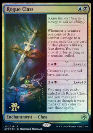 Rogue Class [Dungeons & Dragons: Adventures in the Forgotten Realms Prerelease Promos] MTG Single Magic: The Gathering  | Multizone: Comics And Games