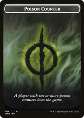 Poison Counter Token [Phyrexia: All Will Be One Tokens] MTG Single Magic: The Gathering  | Multizone: Comics And Games