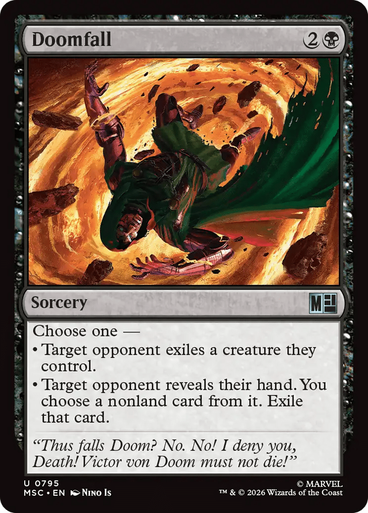 Doomfall [Marvel Super Heroes Commander] MTG Single Magic: The Gathering  | Multizone: Comics And Games