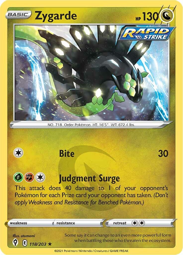 Zygarde (118/203) [Sword & Shield: Evolving Skies] Pokemon Single Pokémon  | Multizone: Comics And Games