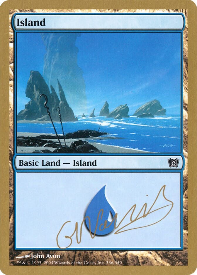 Island (gn336) (Gabriel Nassif) [World Championship Decks 2004] MTG Single Magic: The Gathering  | Multizone: Comics And Games
