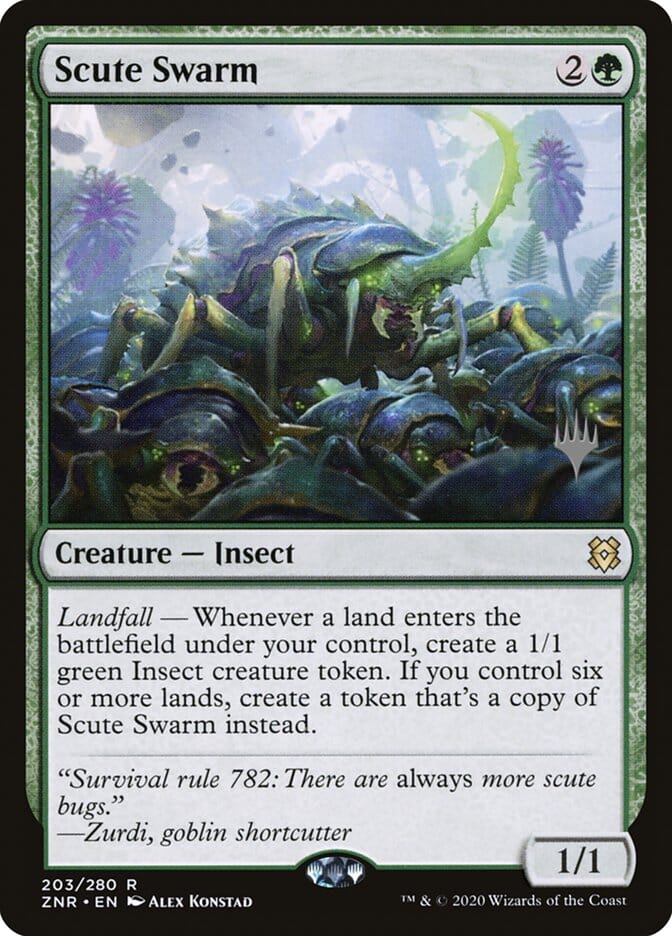 Scute Swarm (Promo Pack) [Zendikar Rising Promos] MTG Single Magic: The Gathering  | Multizone: Comics And Games