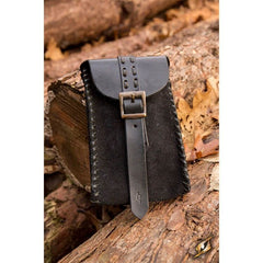 Merchant Suede Bag - Black LARP Gear Epic Armoury  | Multizone: Comics And Games