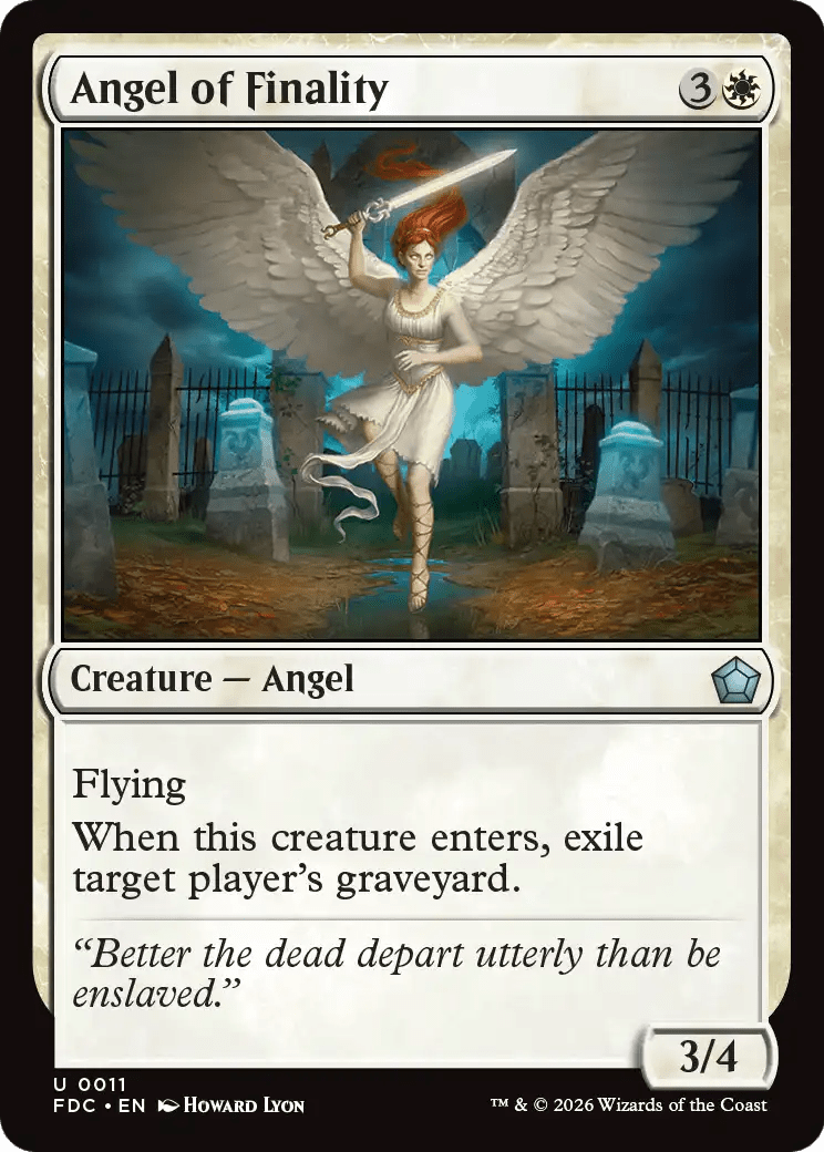 Angel of Finality [Foundations Commander] MTG Single Magic: The Gathering  | Multizone: Comics And Games