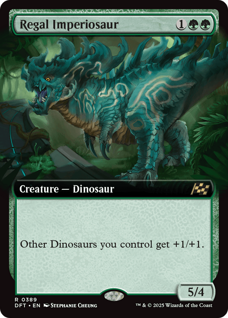 Regal Imperiosaur (Extended Art) [Aetherdrift] MTG Single Magic: The Gathering  | Multizone: Comics And Games