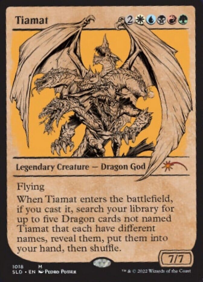 Tiamat (Showcase) [Secret Lair Drop Series] MTG Single Magic: The Gathering  | Multizone: Comics And Games