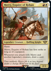 Merry, Esquire of Rohan [The Lord of the Rings: Tales of Middle-Earth] MTG Single Magic: The Gathering  | Multizone: Comics And Games