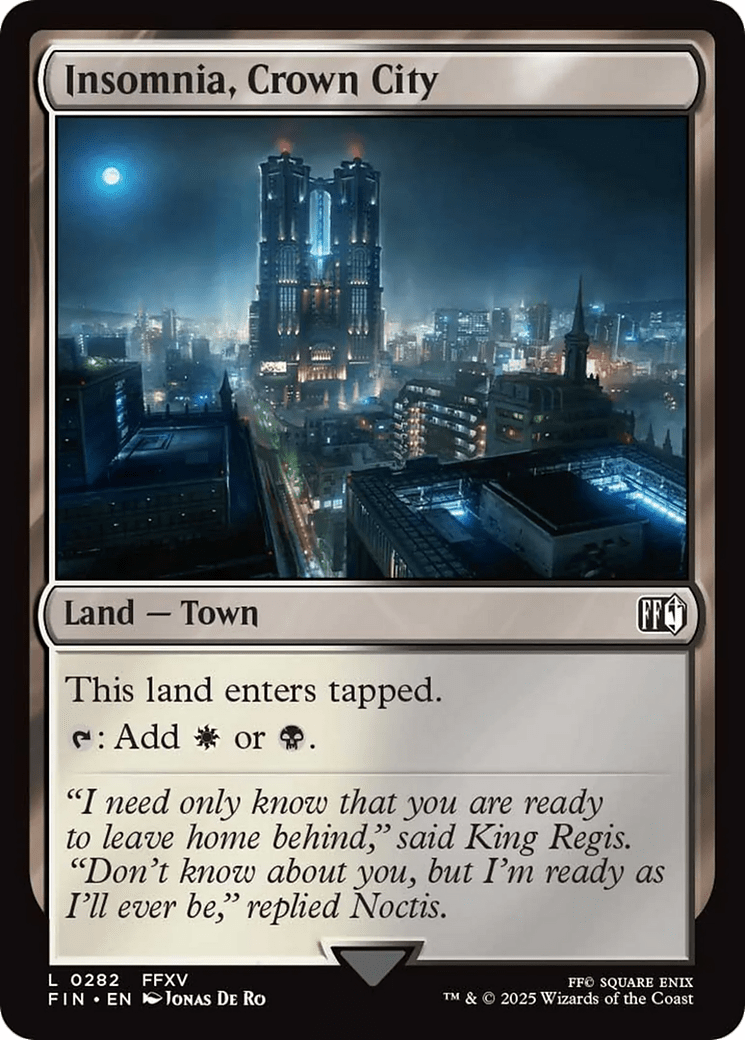 Insomnia, Crown City [FINAL FANTASY] MTG Single Magic: The Gathering  | Multizone: Comics And Games