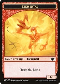 Elemental (009) // Spirit Double-Sided Token [Modern Horizons Tokens] MTG Single Magic: The Gathering  | Multizone: Comics And Games