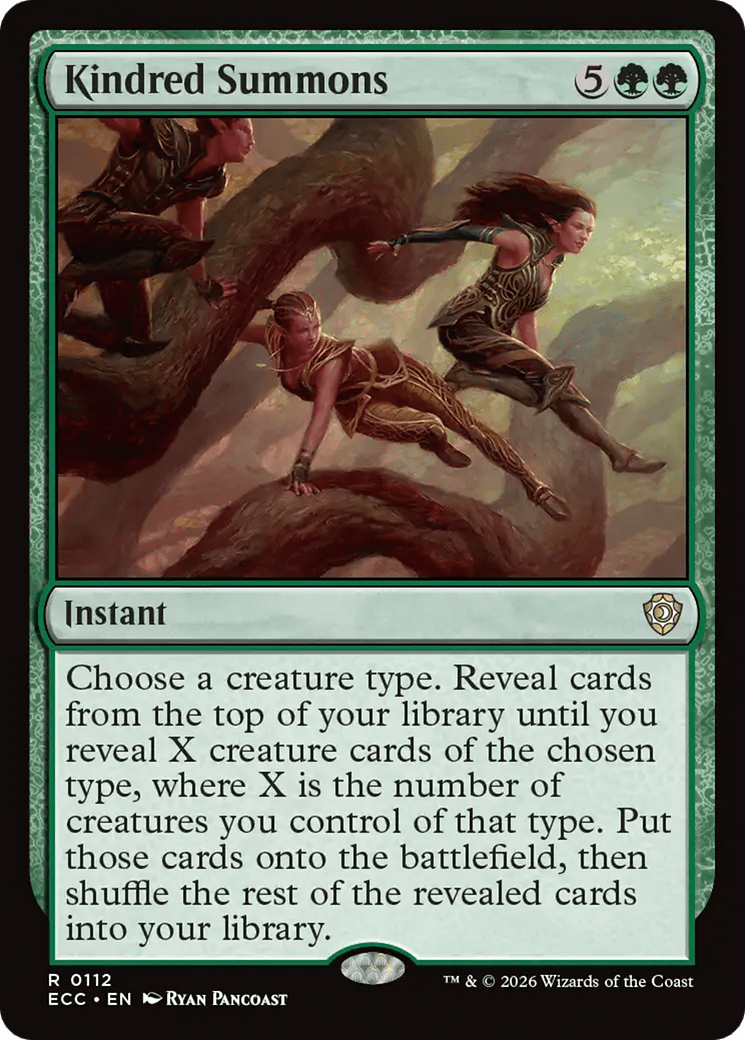 Kindred Summons [Lorwyn Eclipsed Commander] MTG Single Magic: The Gathering  | Multizone: Comics And Games