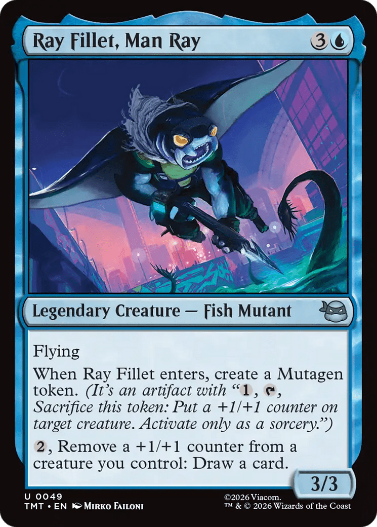 Ray Fillet, Man Ray [Teenage Mutant Ninja Turtles] MTG Single Magic: The Gathering  | Multizone: Comics And Games