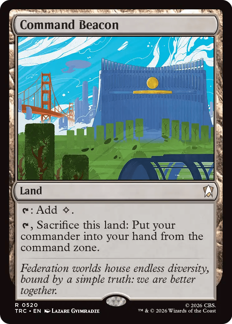 Command Beacon [Star Trek Commander] MTG Single Magic: The Gathering  | Multizone: Comics And Games