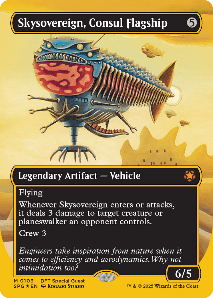 Skysovereign, Consul Flagship (First-Place Foil) [Aetherdrift Special Guests] MTG Single Magic: The Gathering  | Multizone: Comics And Games