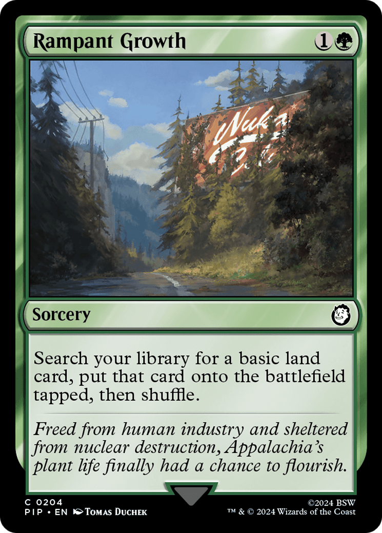 Rampant Growth [Fallout] MTG Single Magic: The Gathering  | Multizone: Comics And Games