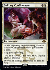 Solitary Confinement (Foil Etched) [Modern Horizons 2] MTG Single Magic: The Gathering  | Multizone: Comics And Games