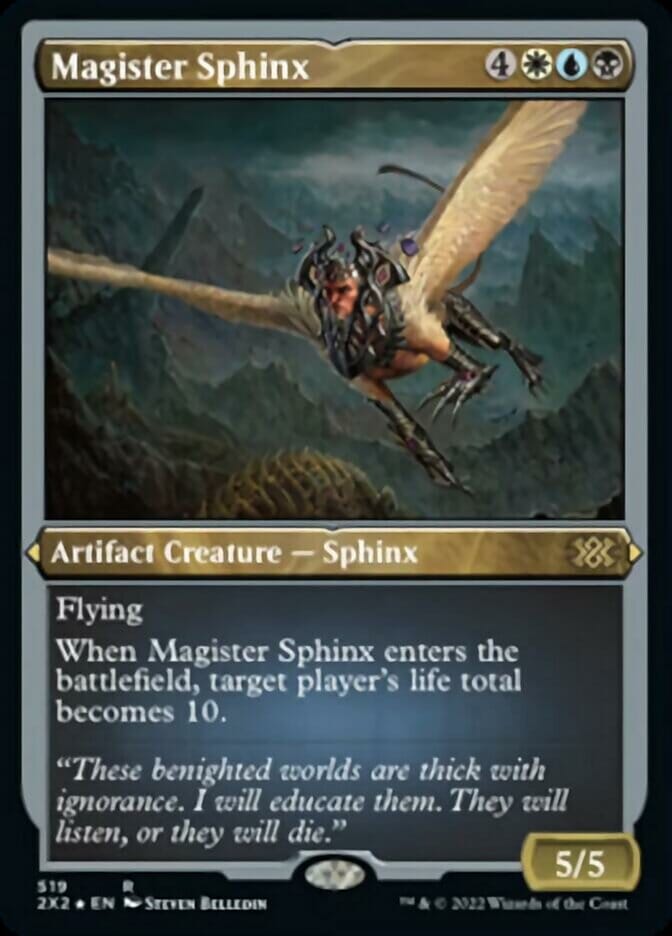 Magister Sphinx (Foil Etched) [Double Masters 2022] MTG Single Magic: The Gathering  | Multizone: Comics And Games