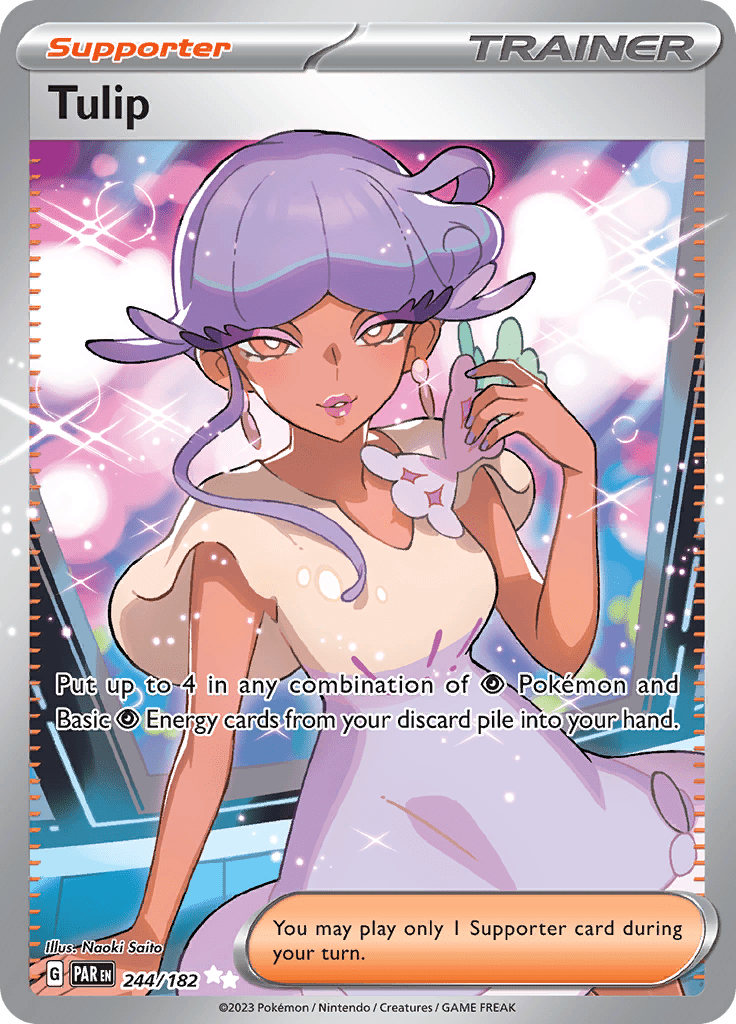 Tulip (244/182) [Scarlet & Violet: Paradox Rift] Pokemon Single Pokémon  | Multizone: Comics And Games