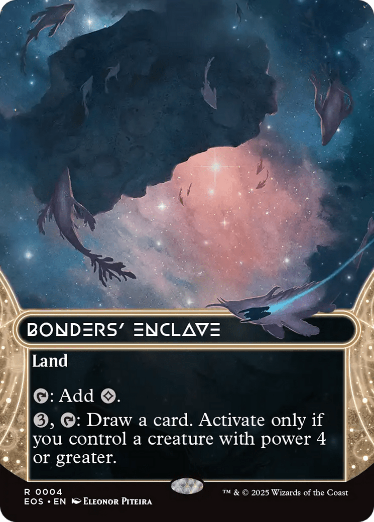 Bonders' Enclave (0004) (Borderless) [Edge of Eternities: Stellar Sights] MTG Single Magic: The Gathering  | Multizone: Comics And Games