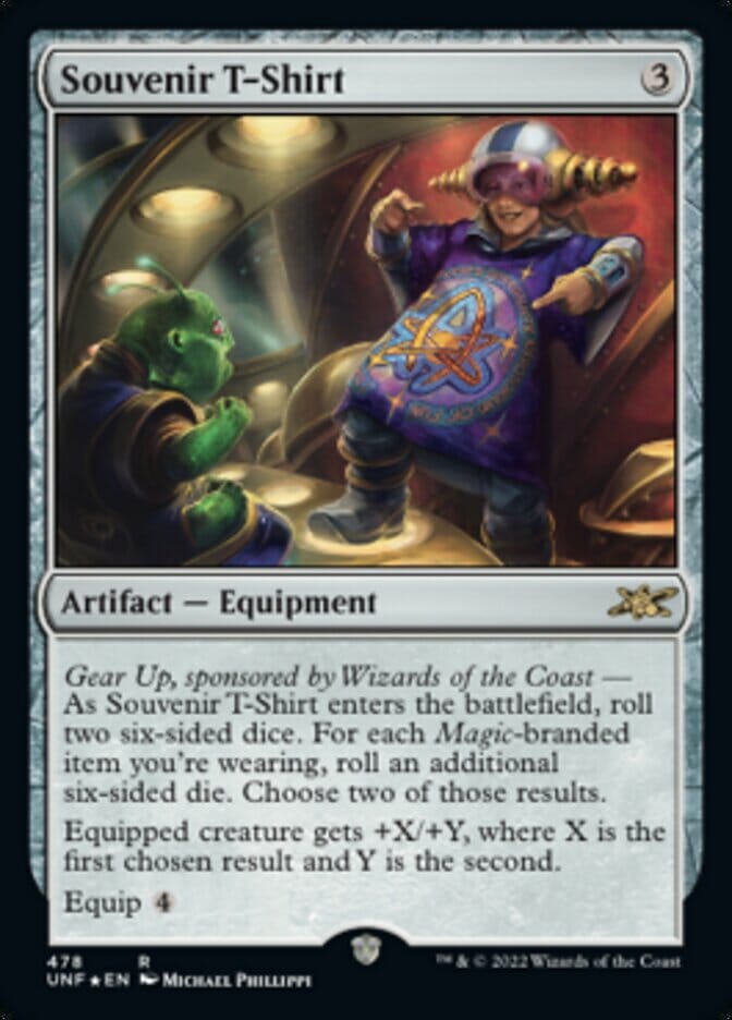 Souvenir T-Shirt (Galaxy Foil) [Unfinity] MTG Single Magic: The Gathering  | Multizone: Comics And Games