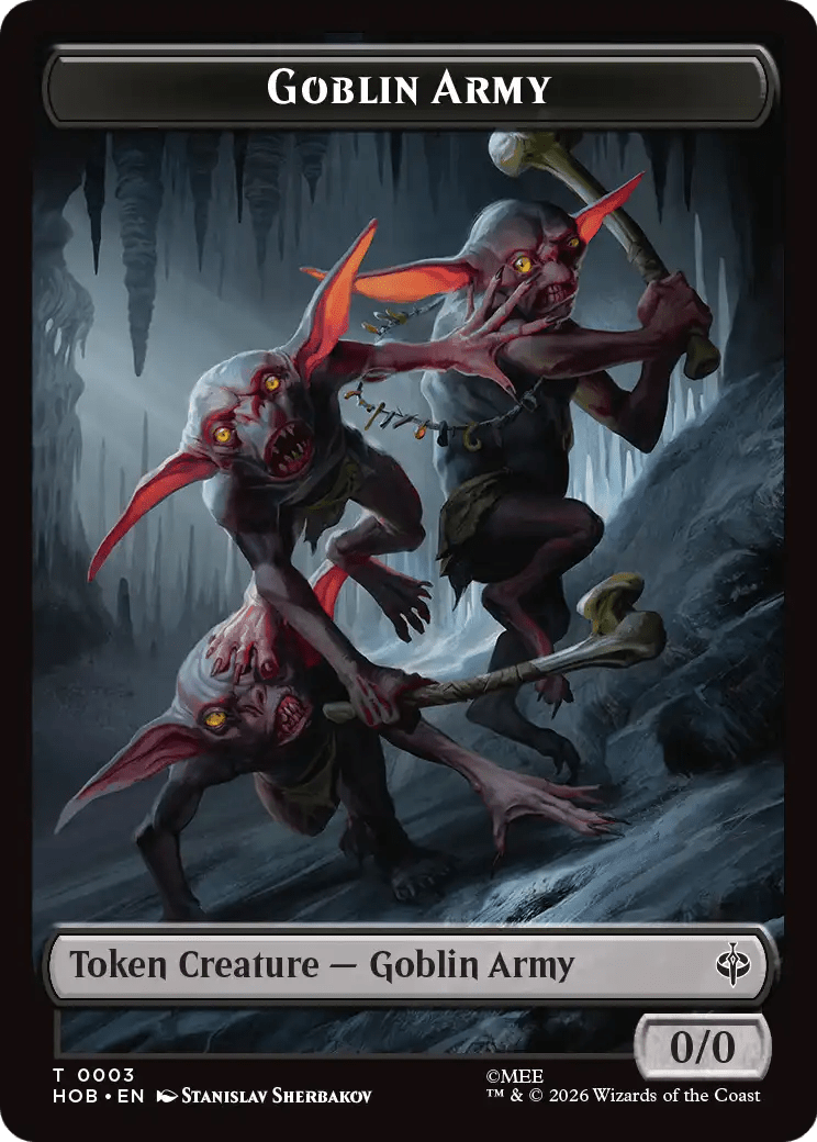 Goblin Army (0003) // Treasure (0012) Double-Sided Token [The Hobbit Tokens] MTG Single Magic: The Gathering  | Multizone: Comics And Games