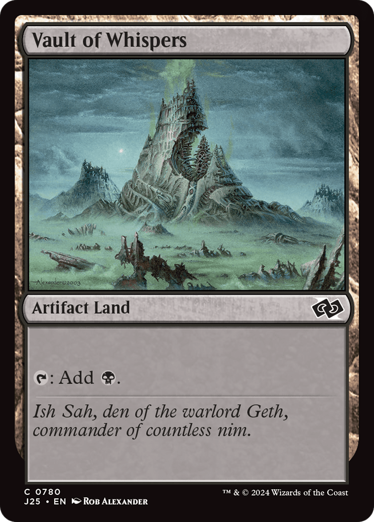 Vault of Whispers [Foundations Jumpstart] MTG Single Magic: The Gathering  | Multizone: Comics And Games
