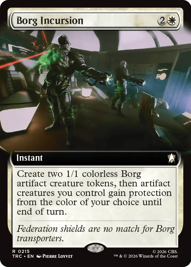 Borg Incursion (Extended Art) [Star Trek Commander] MTG Single Magic: The Gathering  | Multizone: Comics And Games