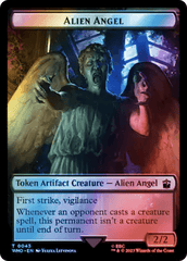 Alien Angel // Food (0059) Double-Sided Token (Surge Foil) [Doctor Who Tokens] MTG Single Magic: The Gathering  | Multizone: Comics And Games