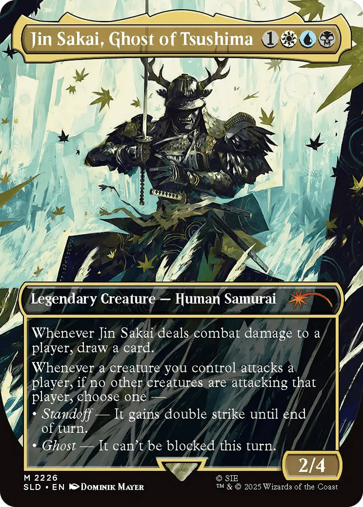 Jin Sakai, Ghost of Tsushima [Secret Lair Drop Series] MTG Single Magic: The Gathering  | Multizone: Comics And Games