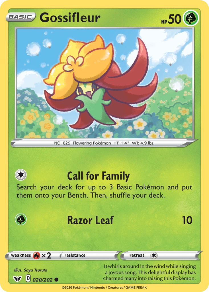 Gossifleur (020/202) [Sword & Shield: Base Set] Pokemon Single Pokémon  | Multizone: Comics And Games