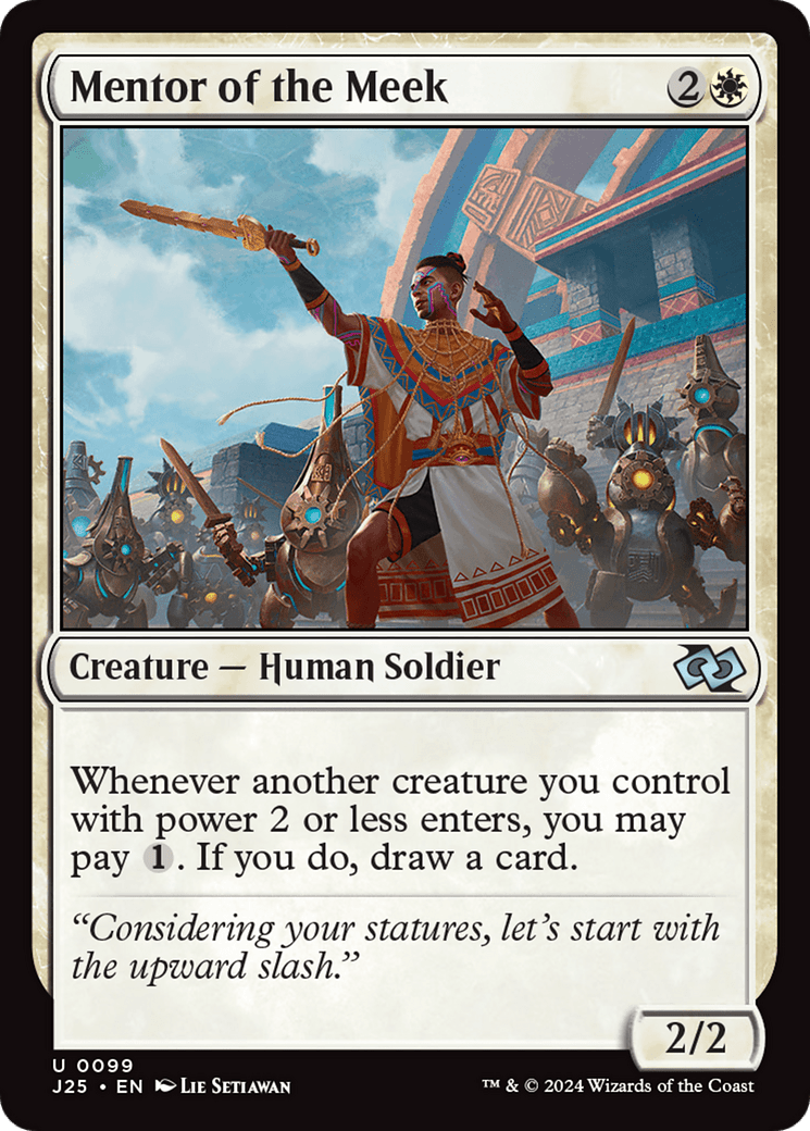 Mentor of the Meek [Foundations Jumpstart] MTG Single Magic: The Gathering  | Multizone: Comics And Games