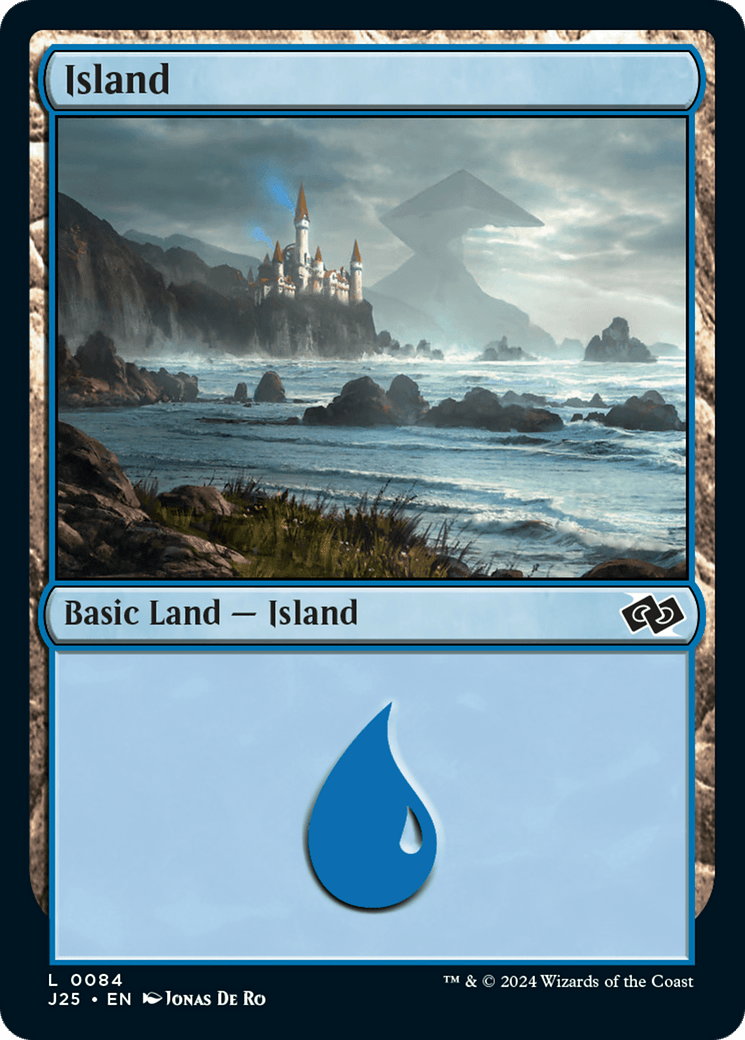 Island (84) [Foundations Jumpstart] MTG Single Magic: The Gathering  | Multizone: Comics And Games