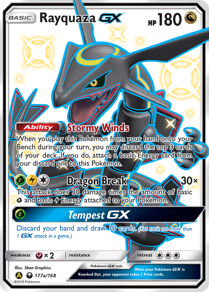 Rayquaza GX (177a/168) [Alternate Art Promos] Pokemon Single Pokémon  | Multizone: Comics And Games