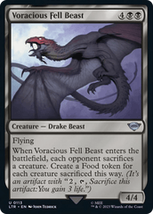 Voracious Fell Beast [The Lord of the Rings: Tales of Middle-Earth] MTG Single Magic: The Gathering  | Multizone: Comics And Games