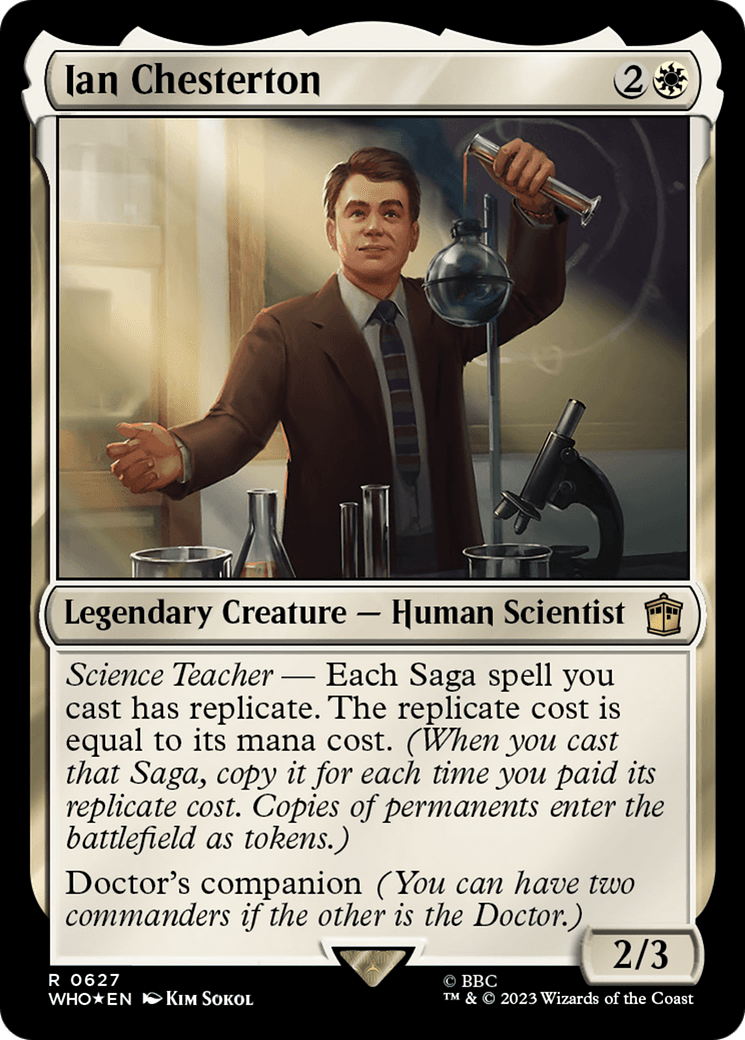 Ian Chesterton (Surge Foil) [Doctor Who] MTG Single Magic: The Gathering  | Multizone: Comics And Games