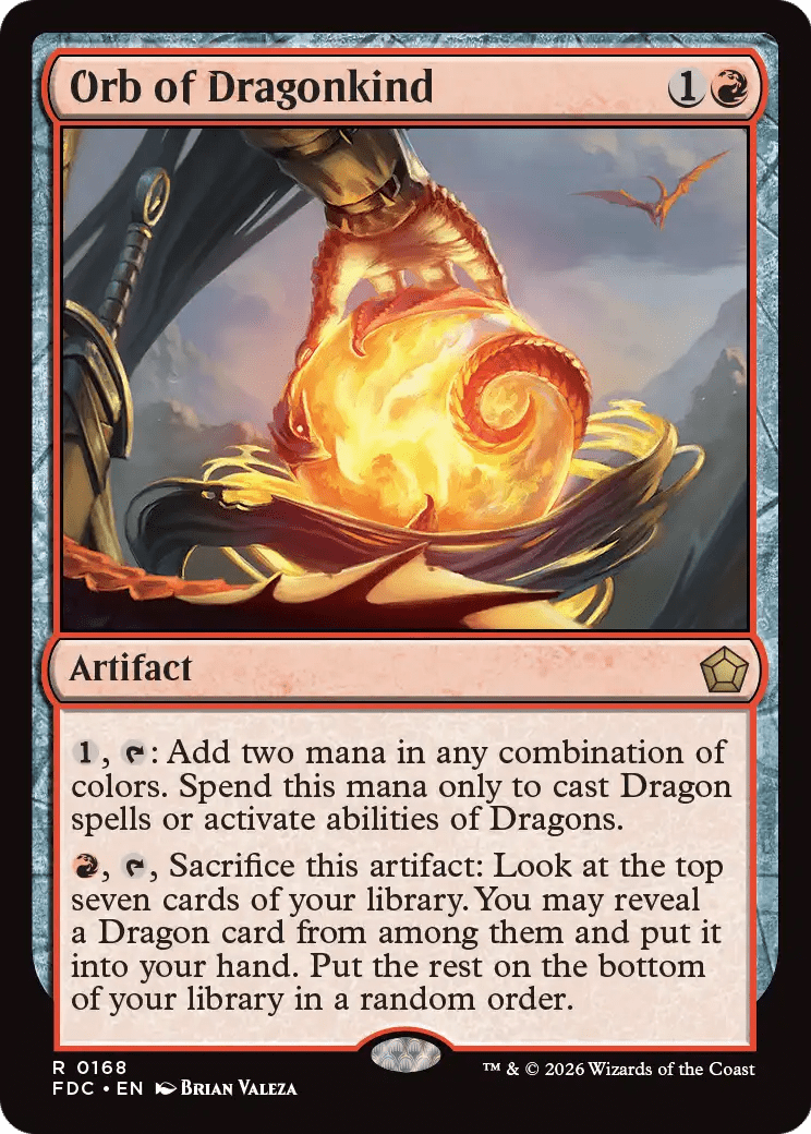 Orb of Dragonkind [Foundations Commander] MTG Single Magic: The Gathering  | Multizone: Comics And Games