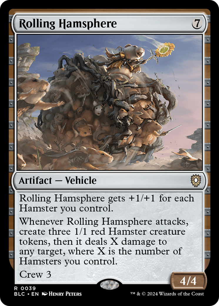 Rolling Hamsphere [Bloomburrow Commander] MTG Single Magic: The Gathering  | Multizone: Comics And Games