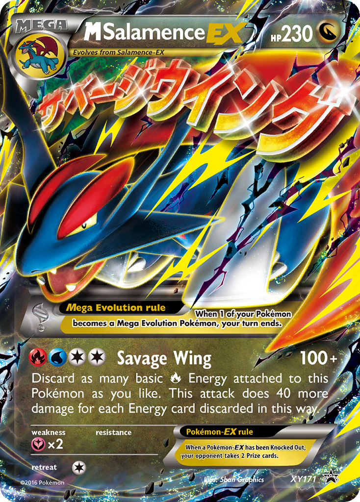 M Salamence EX (XY171) [XY: Black Star Promos] Pokemon Single Pokémon  | Multizone: Comics And Games