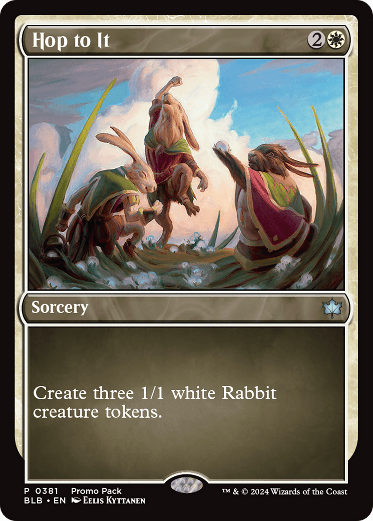 Hop to It [Bloomburrow Promos] MTG Single Magic: The Gathering  | Multizone: Comics And Games
